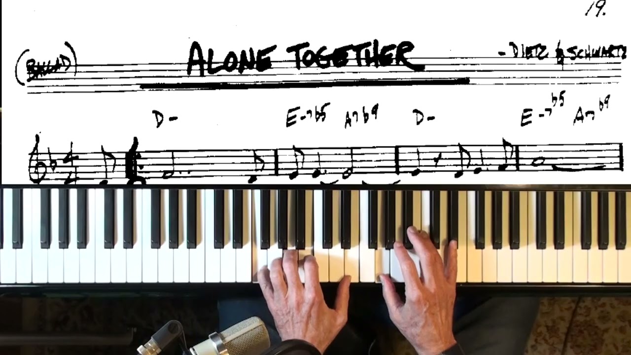Easy jazz improv 🎹 Jazz Piano College ❤ Alone together