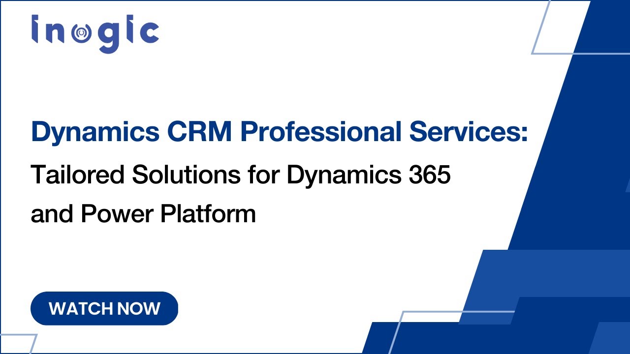 Dynamics CRM Professional Services: Tailored Solutions for Dynamics 365 and Power Platform