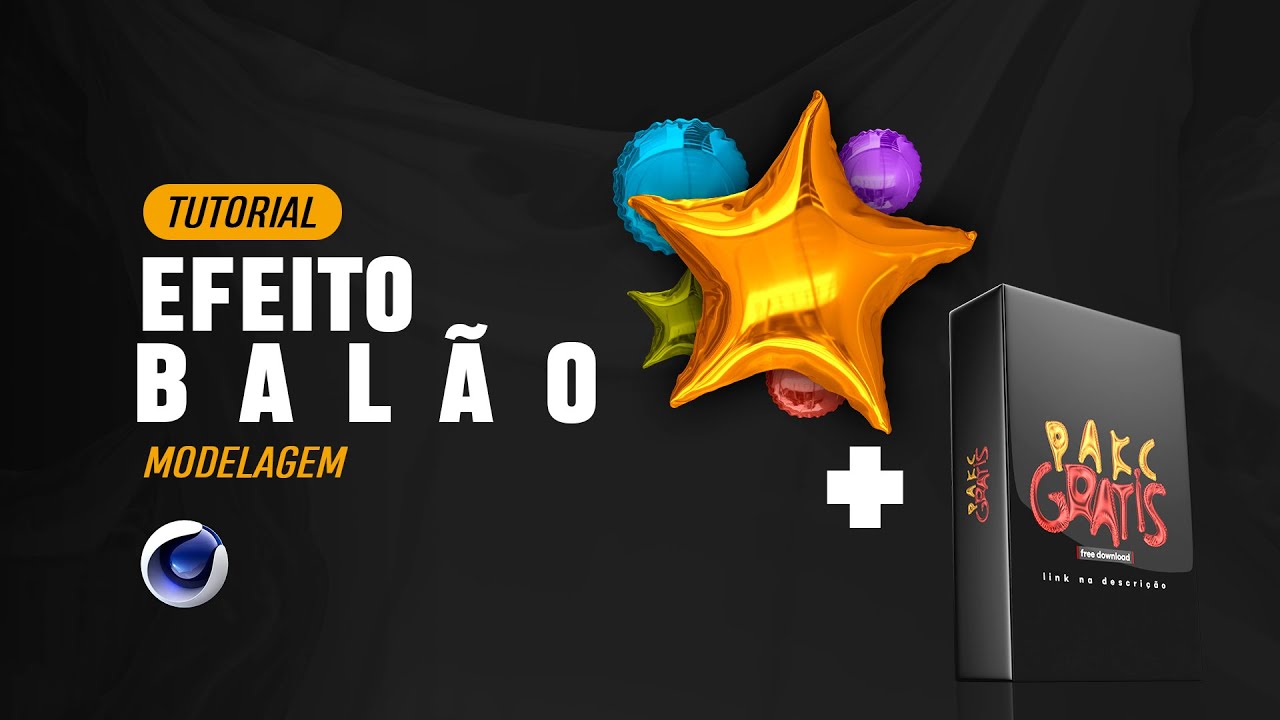 Maneira Simples de Fazer Efeito Balão | Tutorial Cinema 4d