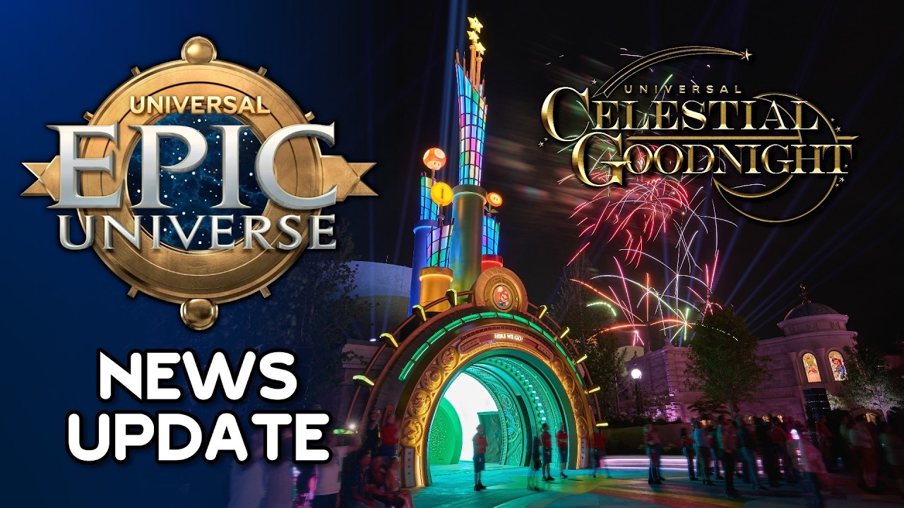 Epic Universe News Update - FIREWORKS SHOW ANNOUNCED, EXPANSIONS CONFIRMED, & LATEST CONSTRUCTION