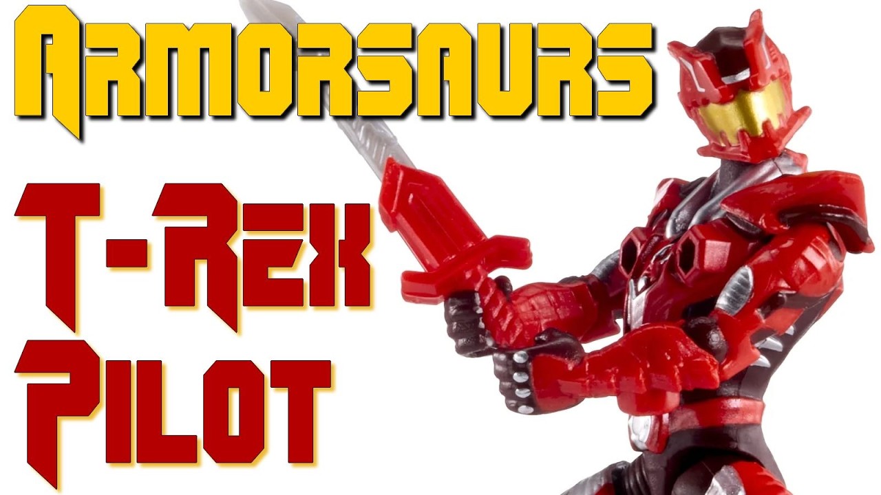 Armorsaurs T-Rex Pilot (Liam Roberts) Action Figure Review!