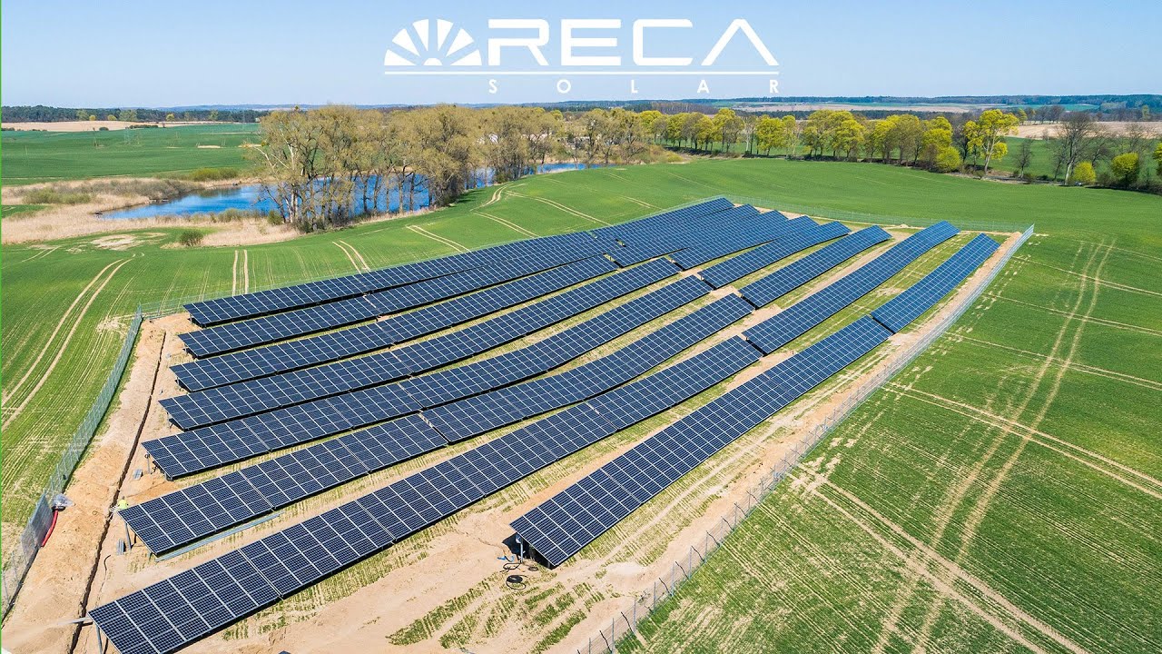 Farma fotowoltaiczna 1MW - Systemy konstrukcji fotowoltaicznych RECA RS