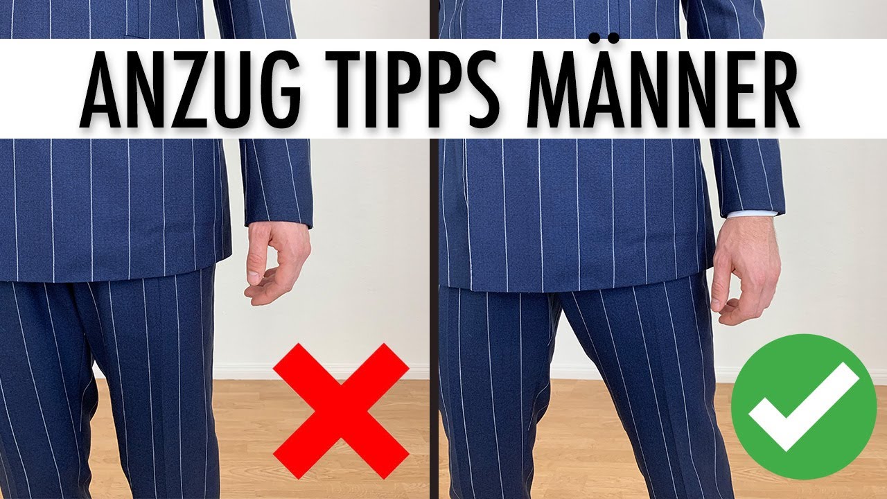 So sitzt ein Anzug perfekt ● Anzug Tipps M&auml;nner