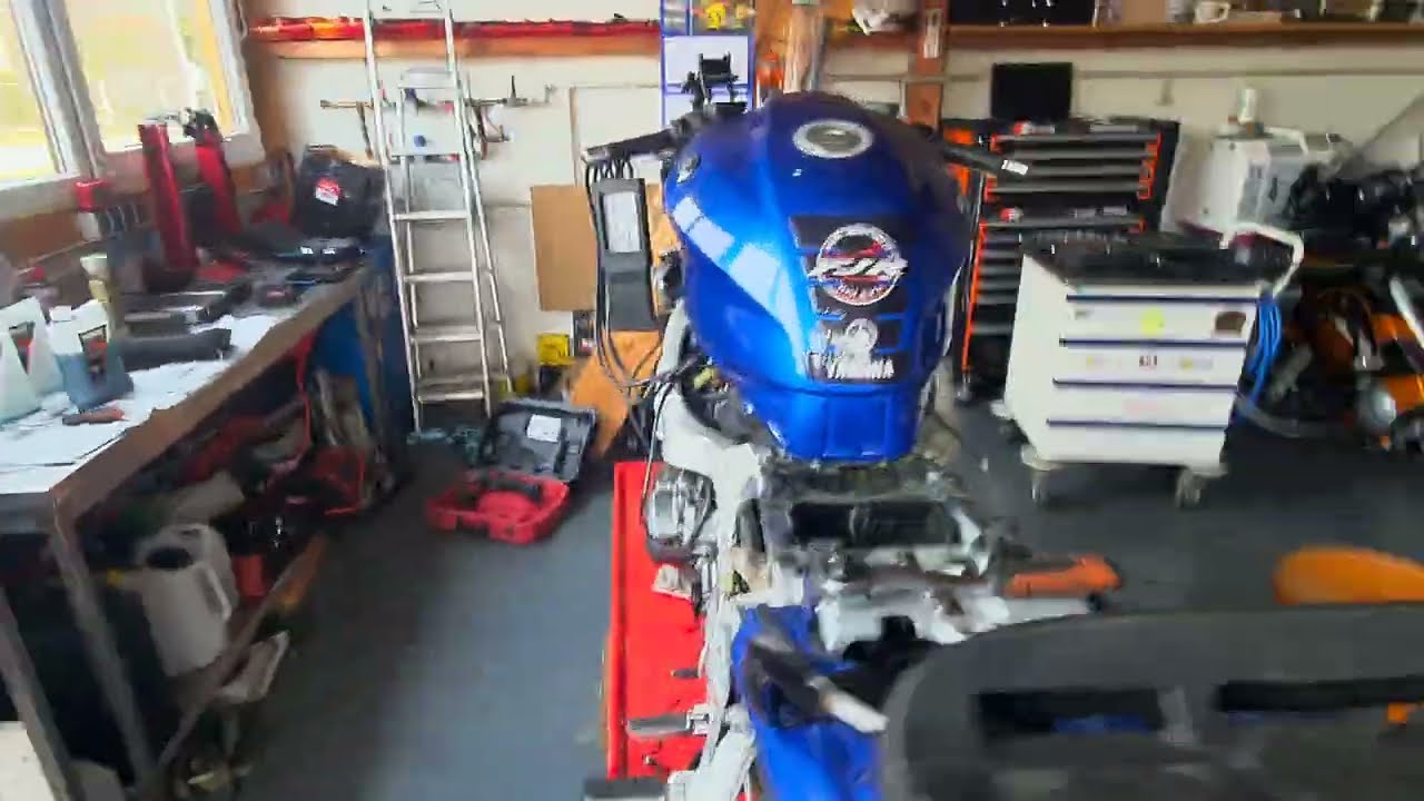 YAMAHA FJR1300 Montaż nowej skrzyni biegów :)