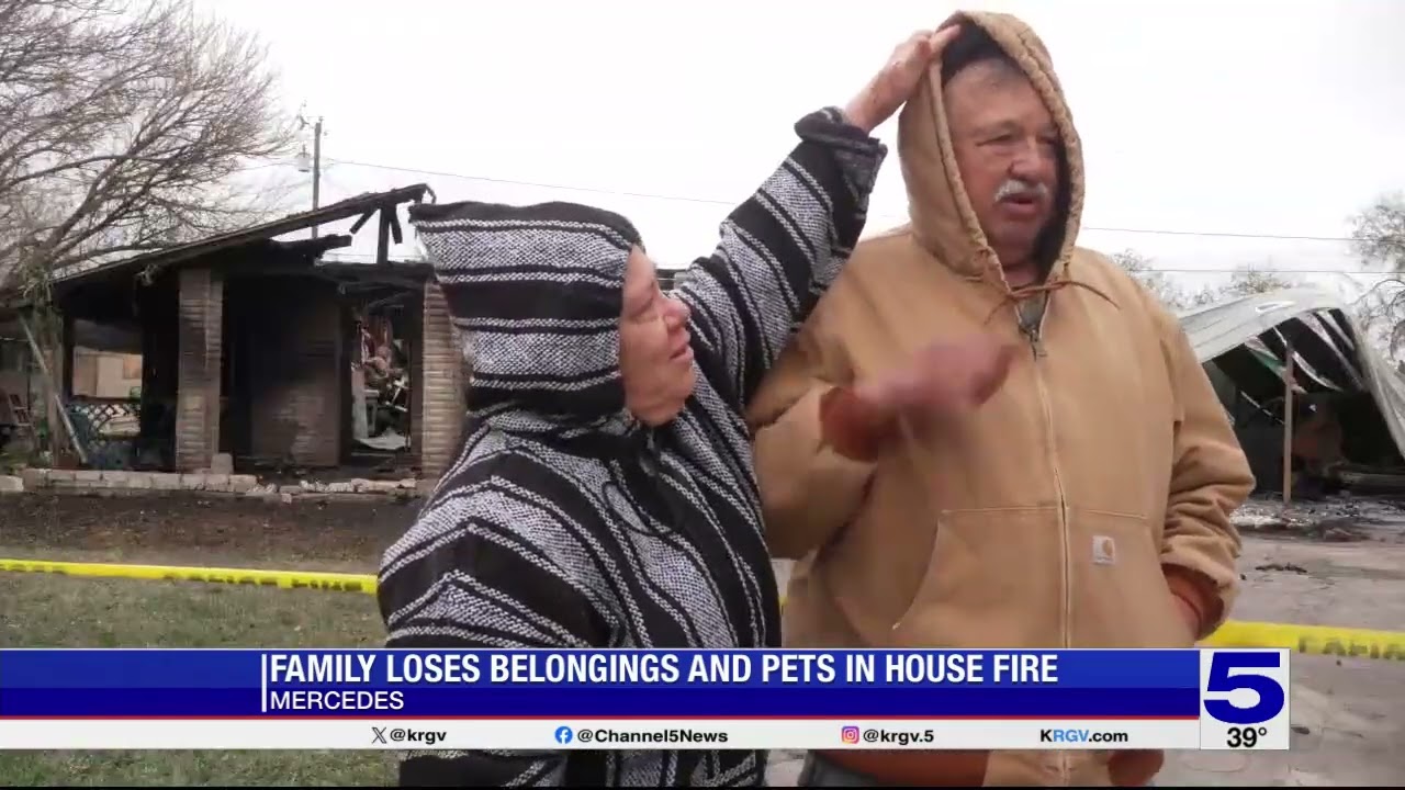 Mercedes family loses belongings and pets in house fire