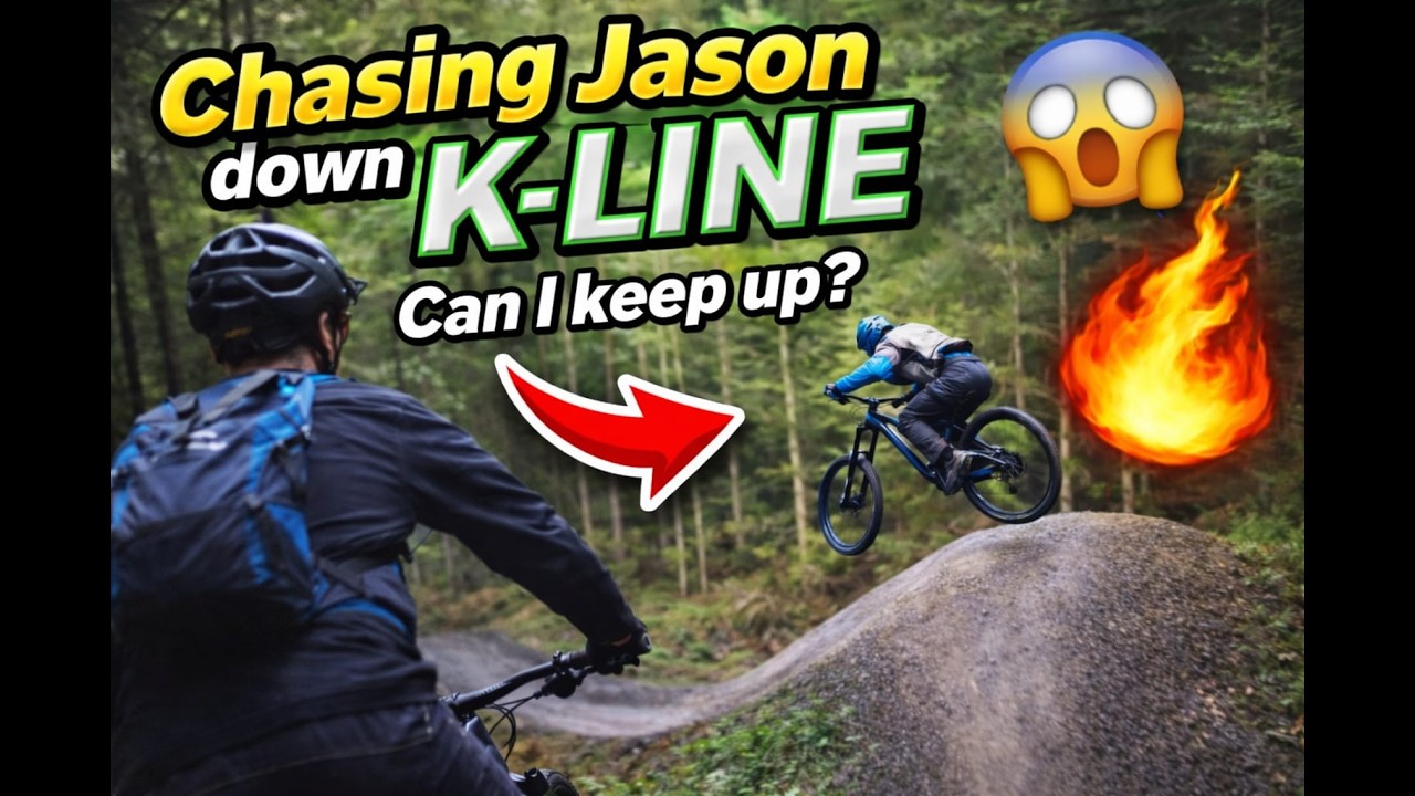 Trying to Keep Up With a Flying Machine 🚀 | Wet & Wild on K-Line at Hamsterley Forest