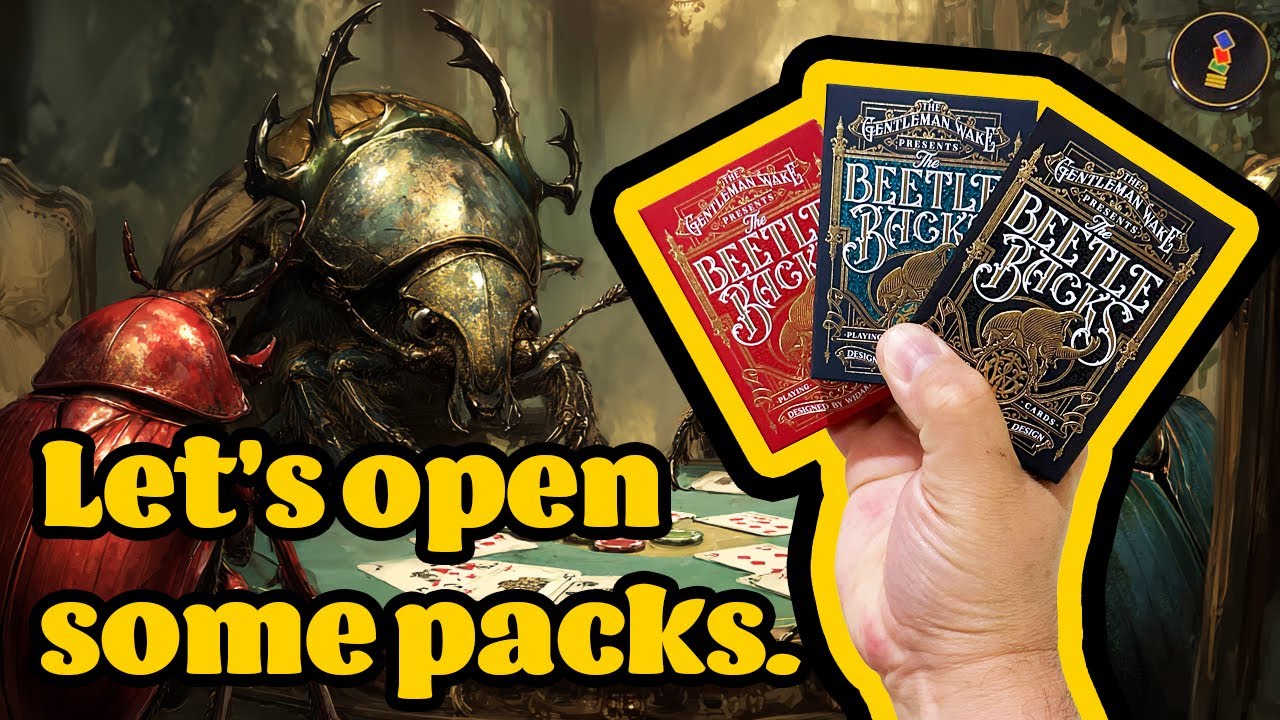 Done With Playing Card Kickstarters? BEETLE BACKS by the Gentleman Wake.
