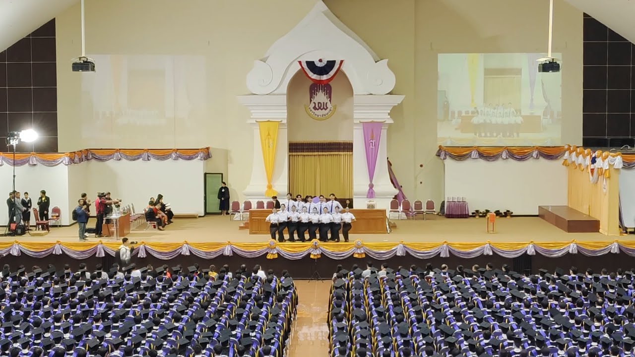 ผู้นำเชียร์มหาวิทยาลัยพะเยา 2567  พิธีพระราชทานปริญญาบัตร ประจำปีการศึกษา 2566 (วันซ้อมใหญ่)