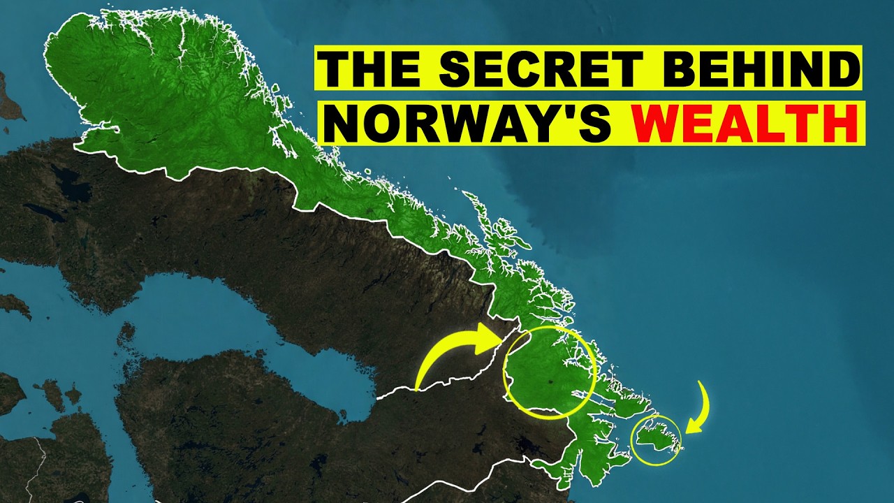 Oppdagelsen til 24 billioner dollar: Hvorfor Norge er den nye globale supermakten | Animert kart