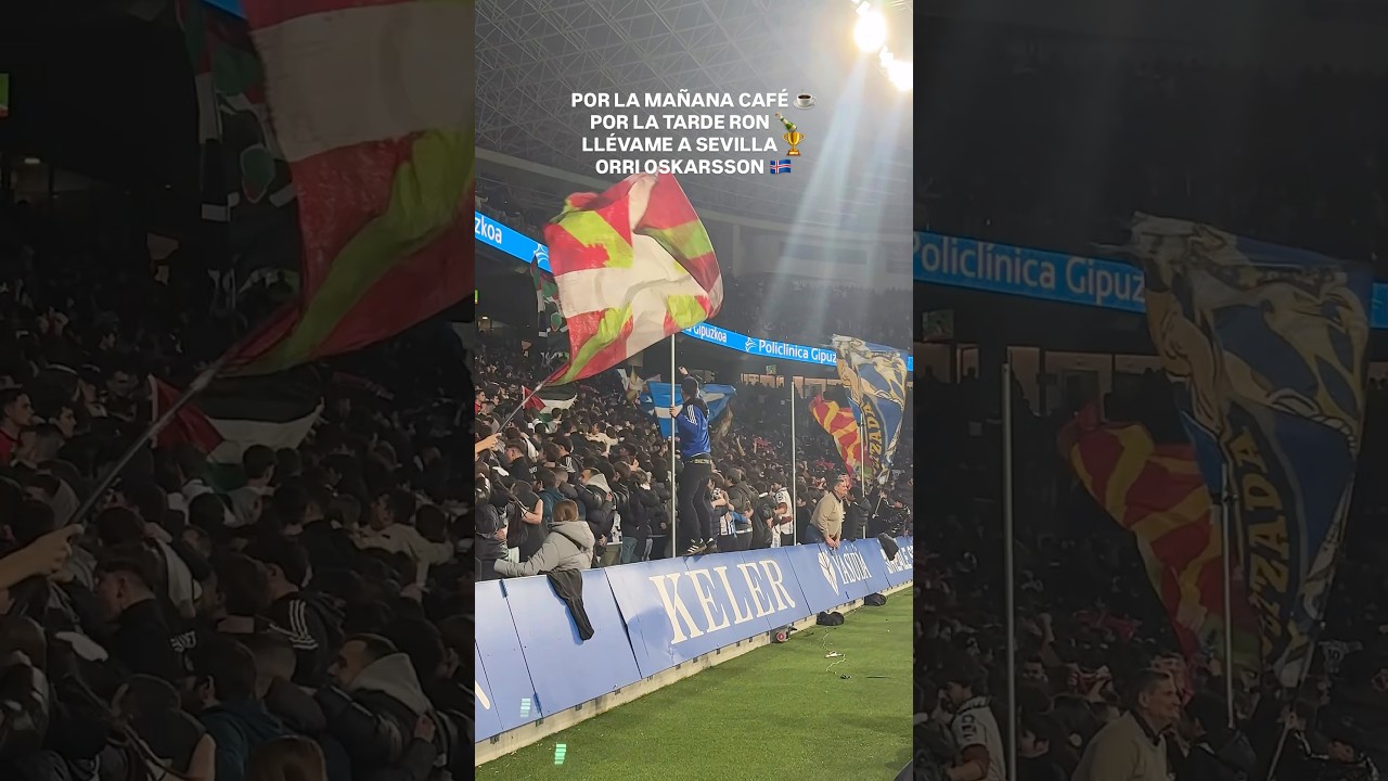 POR LA MAÑANA CAFÉ ☕ POR LA TARDE RON 🍾LLÉVAME A SEVILLA 🏆ORRI OSKARSSON #realsociedad