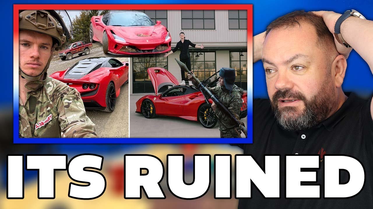 I bought a $400,000 Ferrari just to destroy it REACTION | OFFICE BLOKES REACT!!