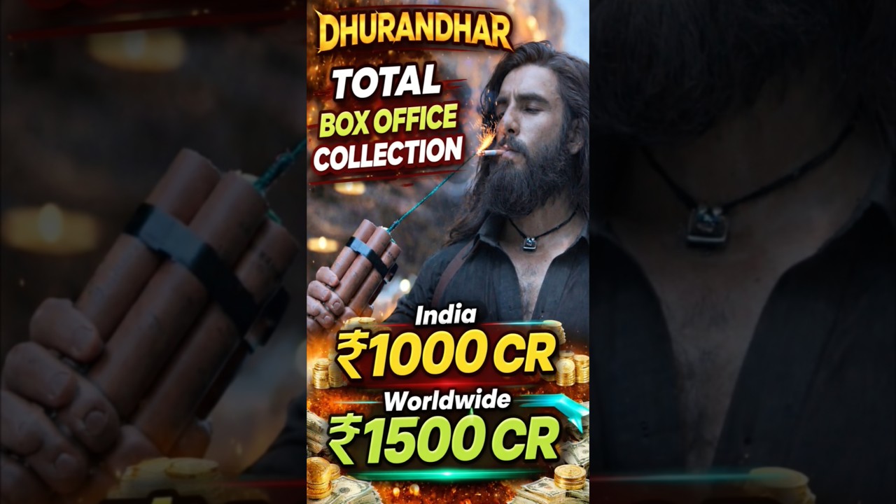 Dhurandhar Total Box Office Collection 😱 | ₹1000 Cr India ₹1500 Cr Worldwide 🔥 