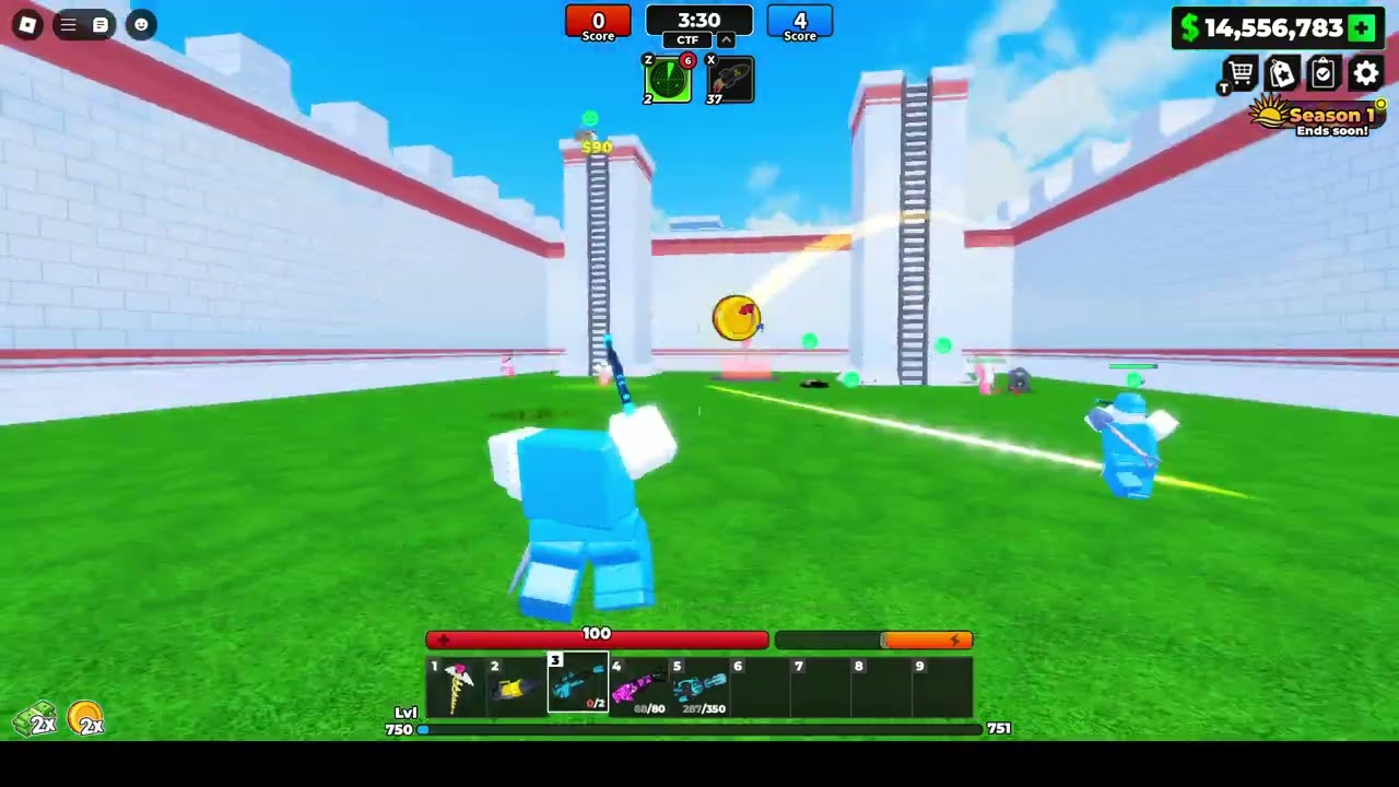 Flag Wars! - Red decimated in OG castle