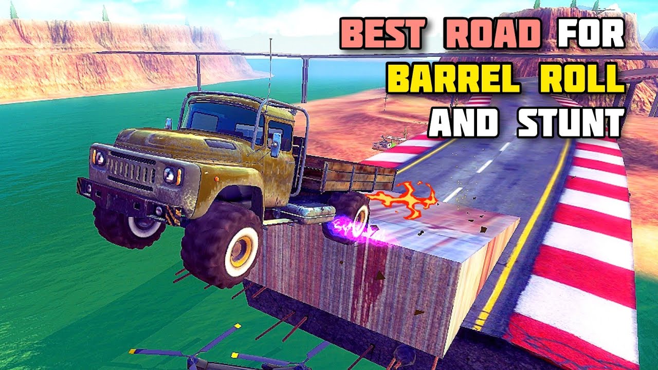 THE MOST EXTREME ROAD FOR STUNT AND BARREL ROLL YOUR CAR | OFF THE ROAD OPEN WORLD DRIVING GAME