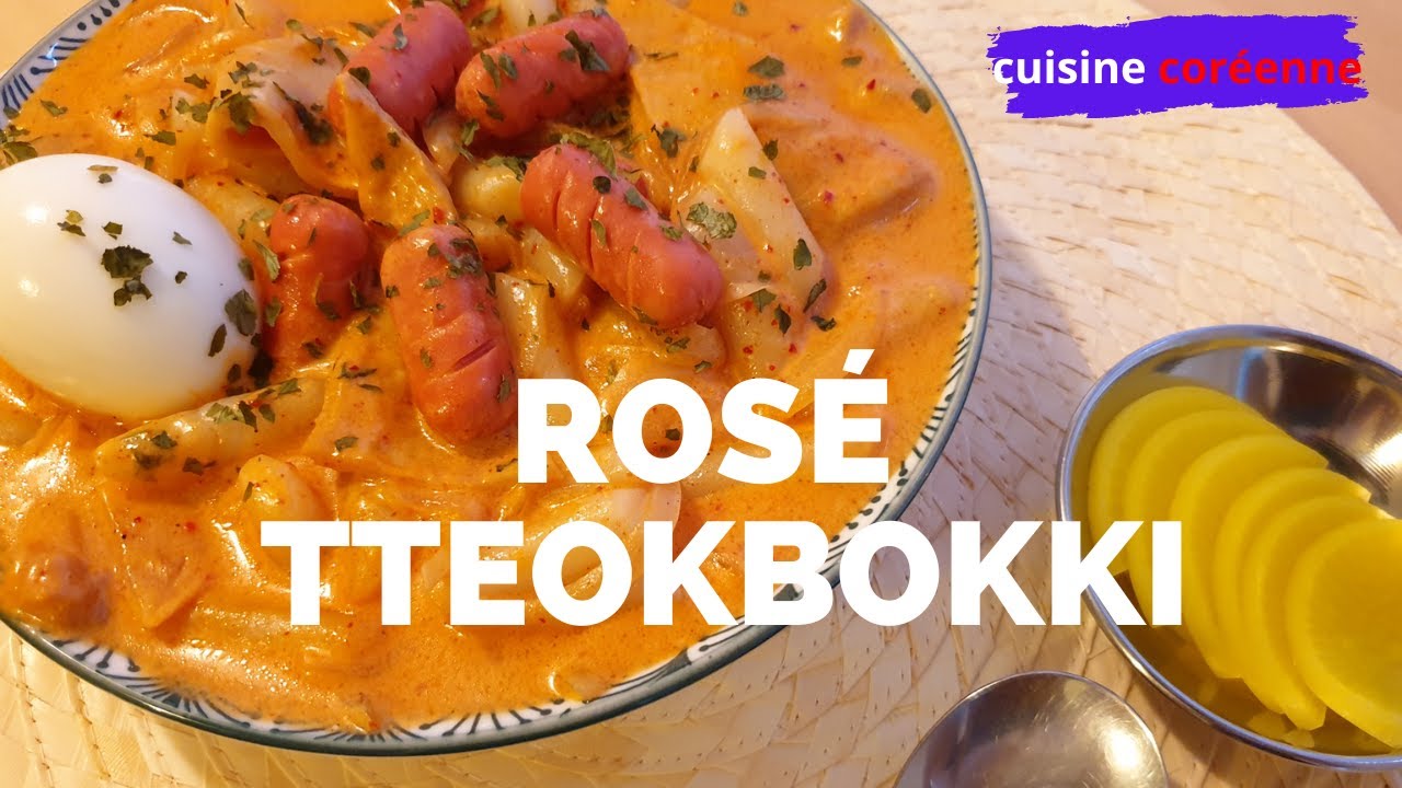 Les meilleurs tteokbokki : recette des rose tteokbokki (+ korean market vlog)