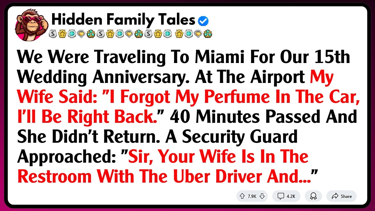 We Were Traveling To Miami For Our 15th Wedding Anniversary. At The Airport My Wife Said: 