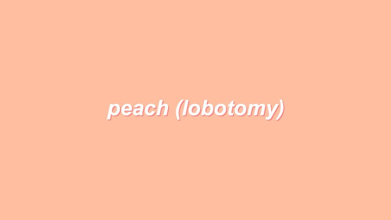 peach (lobotomy) waterparks lyric video