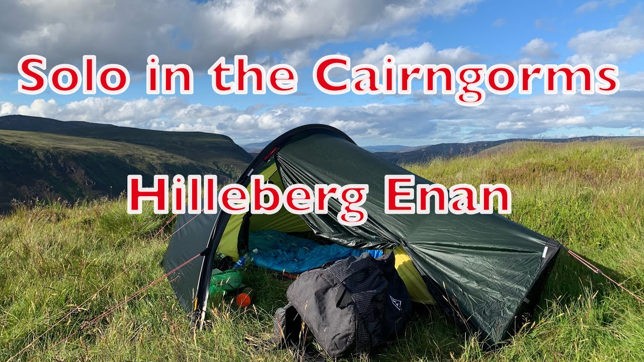 Solo Wild Camp In Scotland’s Cairngorm Mountains | Hilleberg Enan | Hyperlite Gear