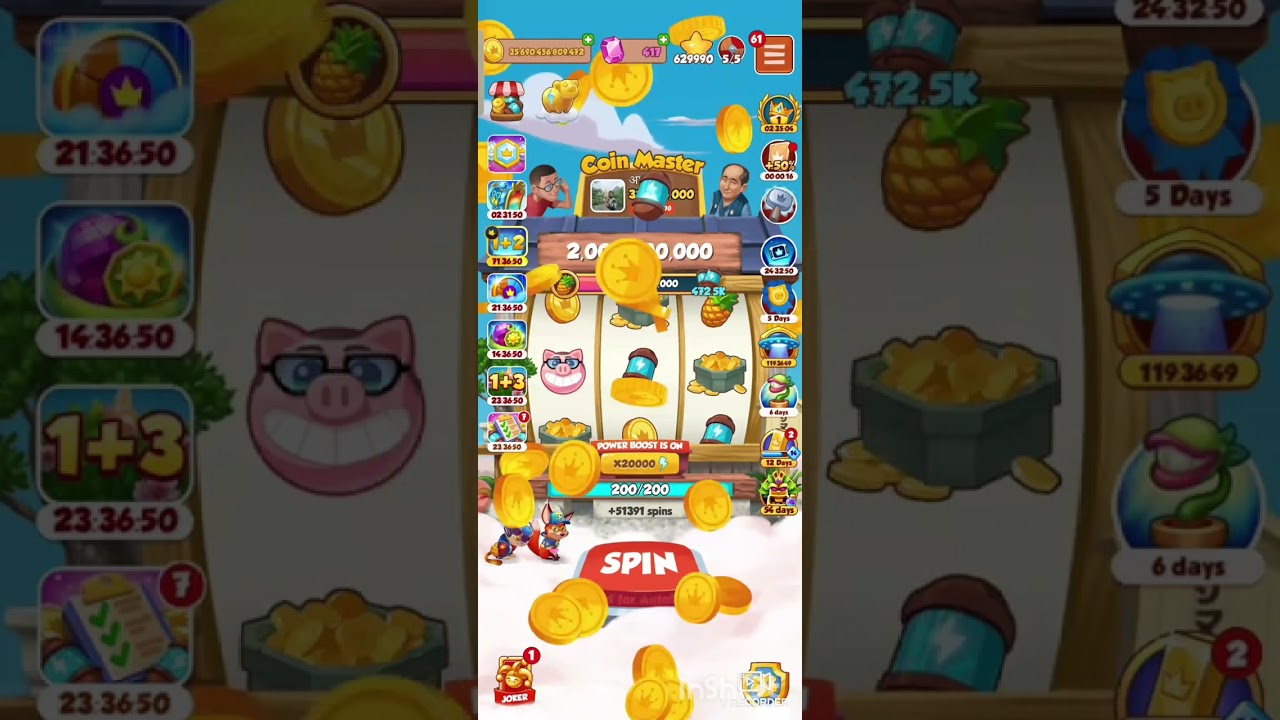 Coin Master Big Event Gameplay & Rewards!