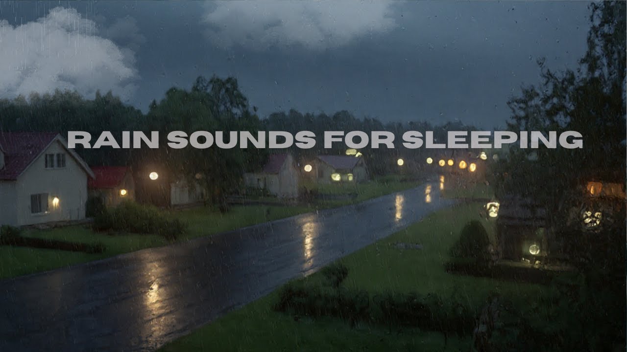Rain Sounds for Sleeping 🌧️ Window Rain Sleep | Deep Sleep, Relaxation & Stress Relief