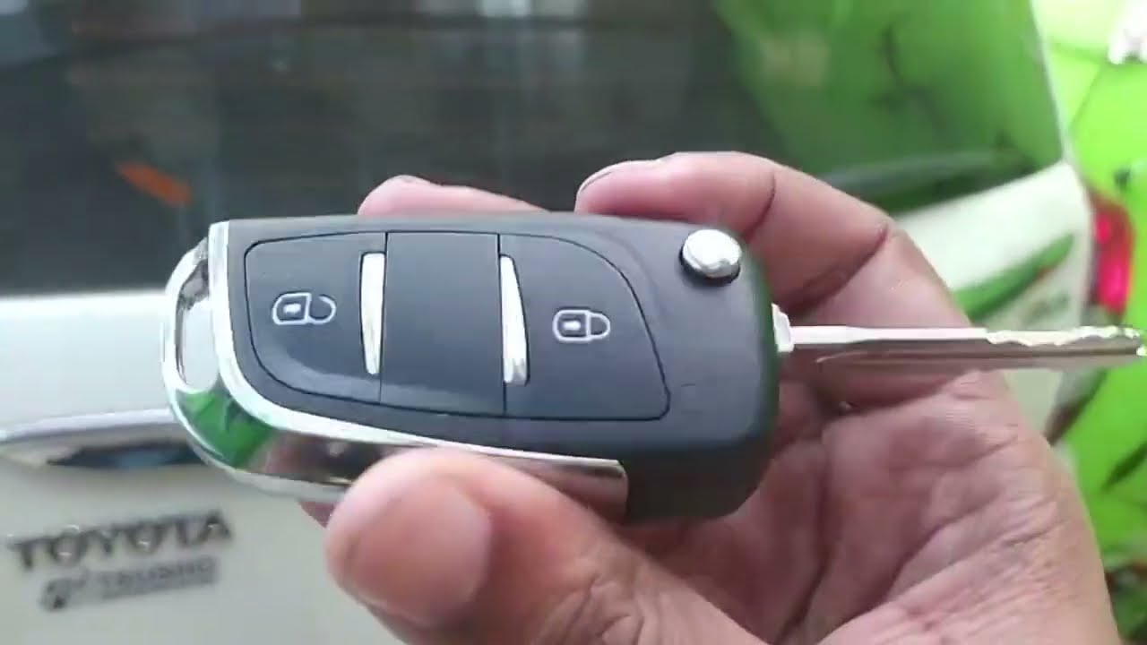 Programação e Confecção Chave Canivete Toyota etios