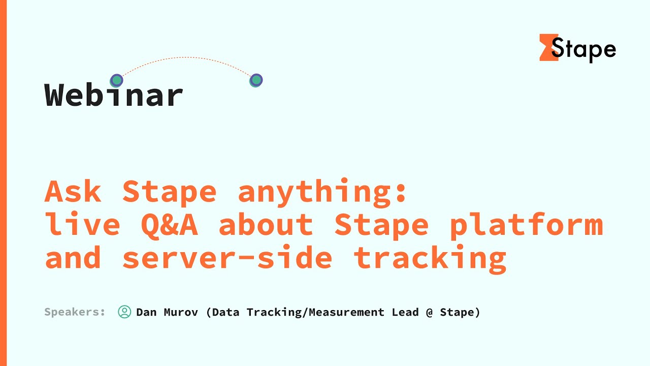 Ask Stape anything: live Q&A about Stape platform and server-side tracking.