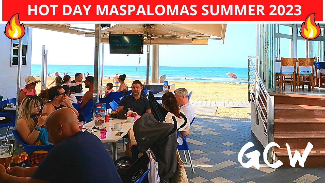 MASPALOMAS Gran Canaria July 26, 2023 🔴 RIU Palace Oasis Hotel to Costa Meloneras