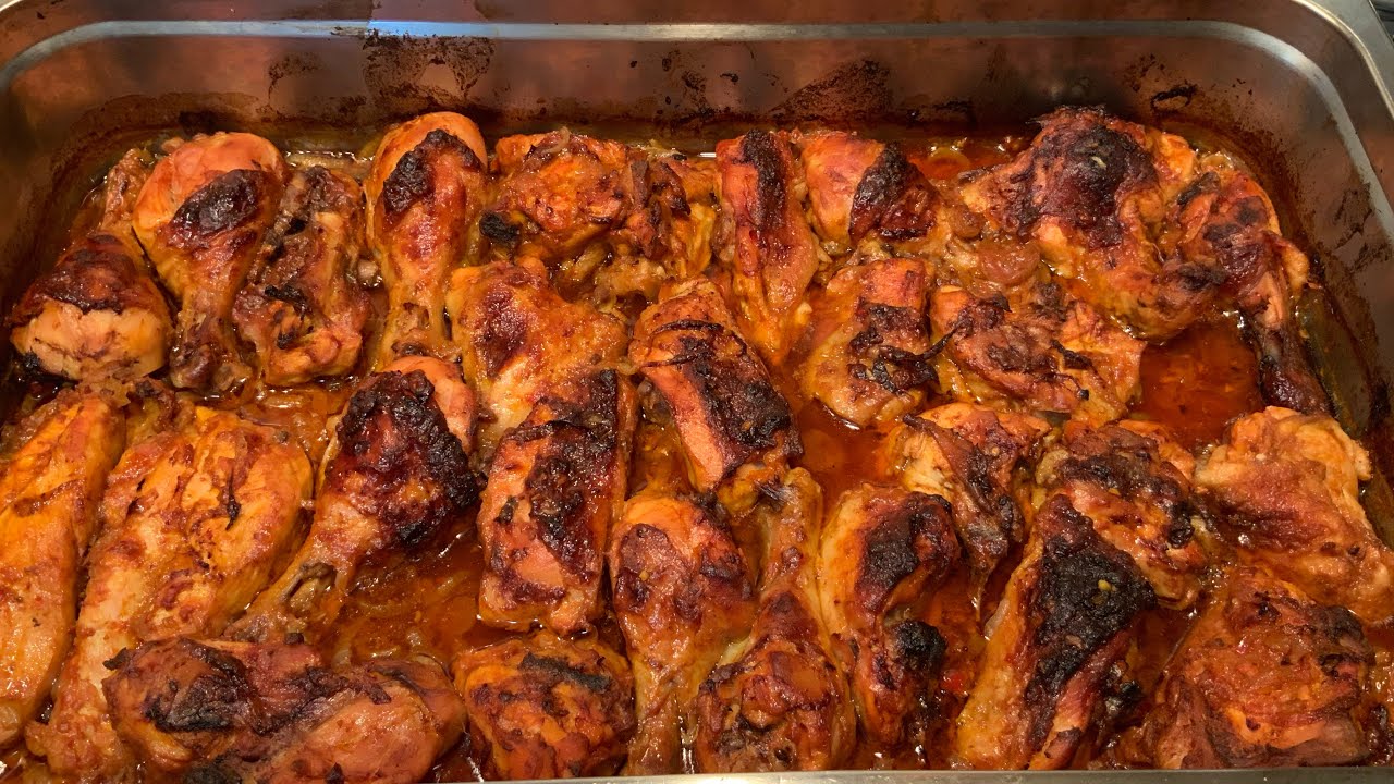 Frango Assado no Forno muito fácil de fazer e muito Saboroso