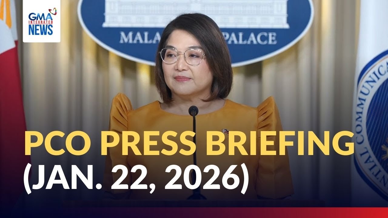 PCO press briefing (Jan. 22, 2026) | GMA Integrated News