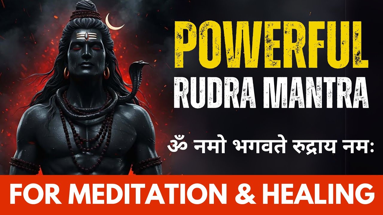 Rudra Mantra | ॐ नमो भगवते रुद्राय नम: | Powerful Rudra Mantra for Meditation & Healing 