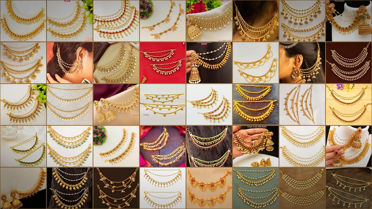 Beautiful Trending  Ear Chains | Champasaralu | Jhumki | Kammalu | Design Photos collection