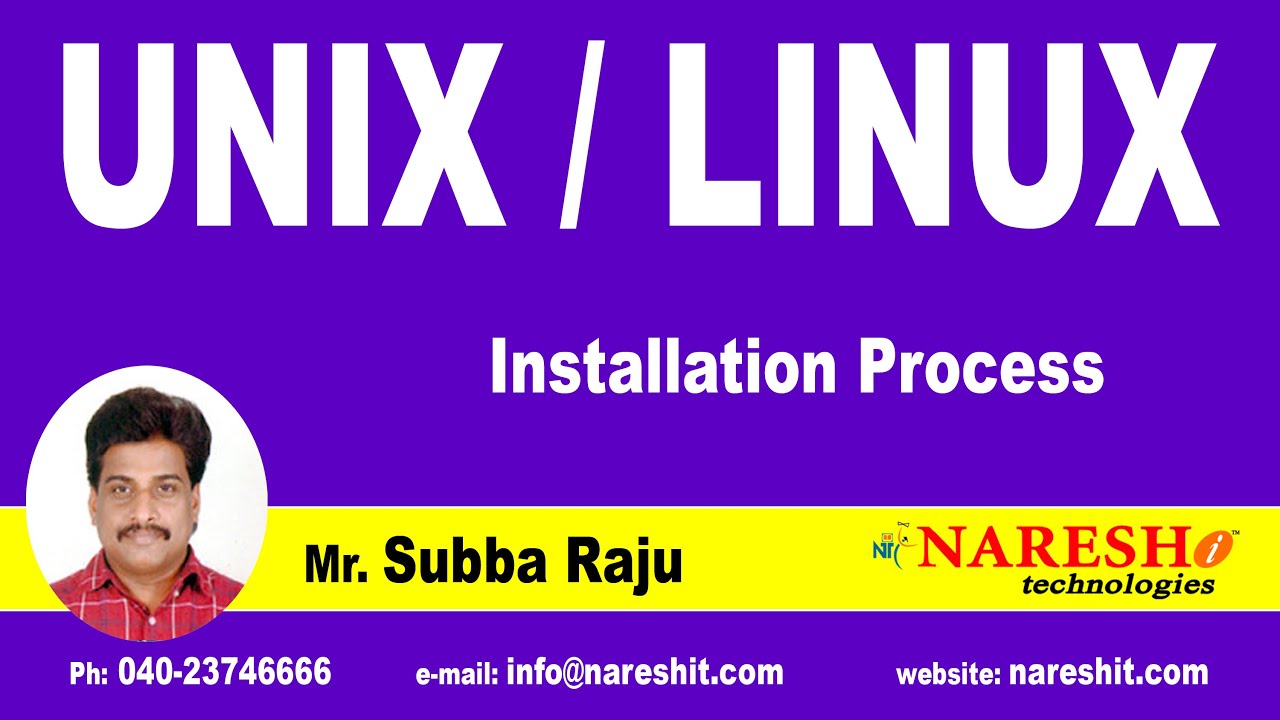 LINUX Installation Process | UNIX Tutorial | Subba Raju