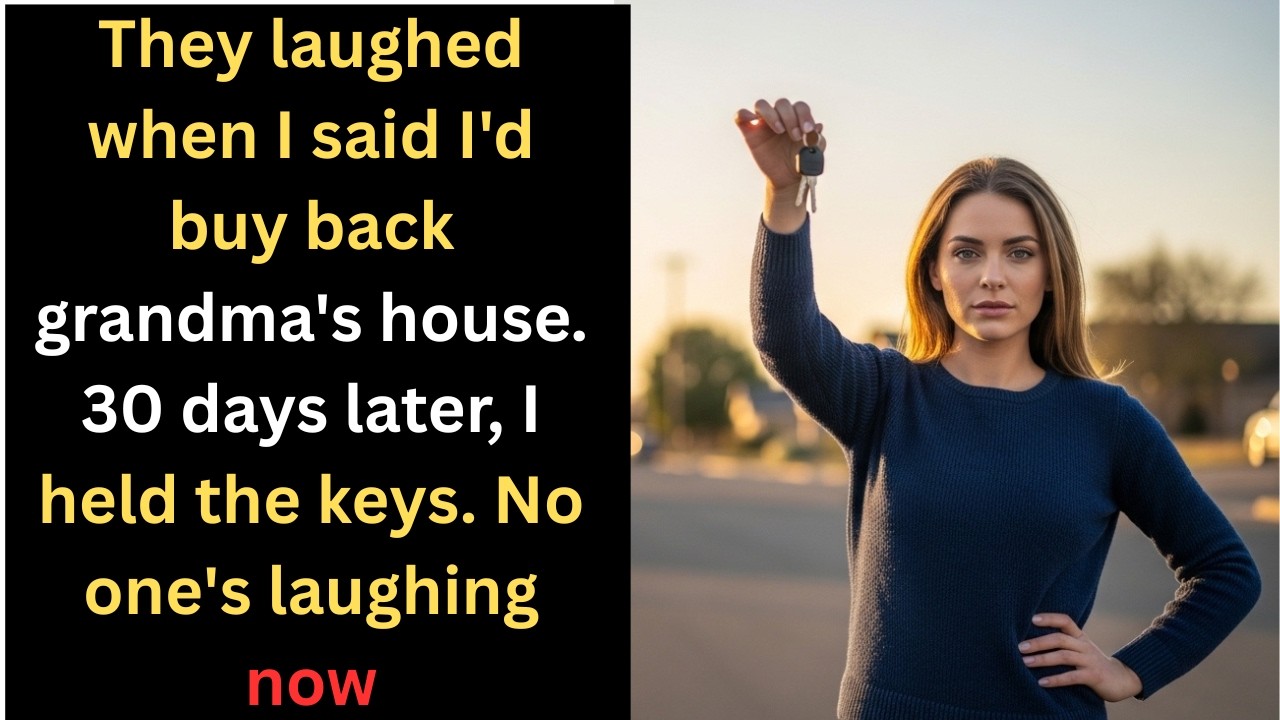 They laughed when I said I'd buy back my grandmother's house — I closed in 30 days.