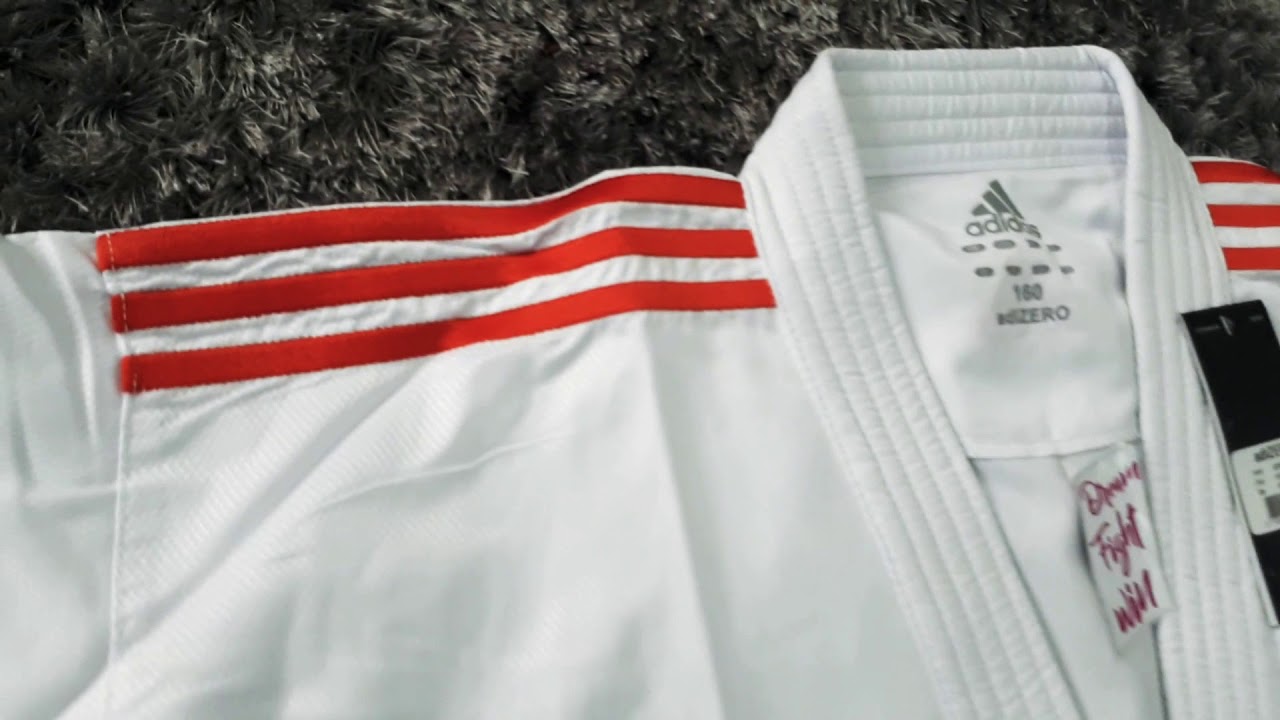 UNBOXING ADIDAS KARATE GI ADIZERO RED WKF APPROVED