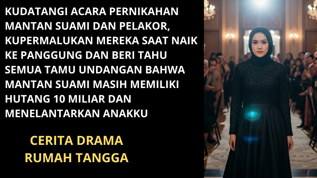SAAT NAIK PANGGUNG NIKAHAN MANTAN, KUBONGKAR RAHASIA HUTANG 10 MILIAR DAN ANAK DITELANTARKAN...