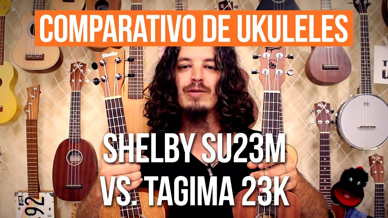 Comparativo de ukulele: Shelby SU23M x Tagima 23k concert