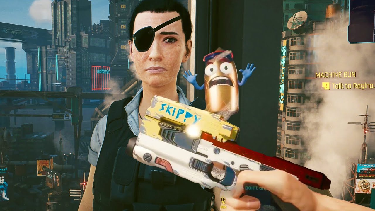 What Happens If You Take Skippy To Regina - Cyberpunk 2077 4K 2022