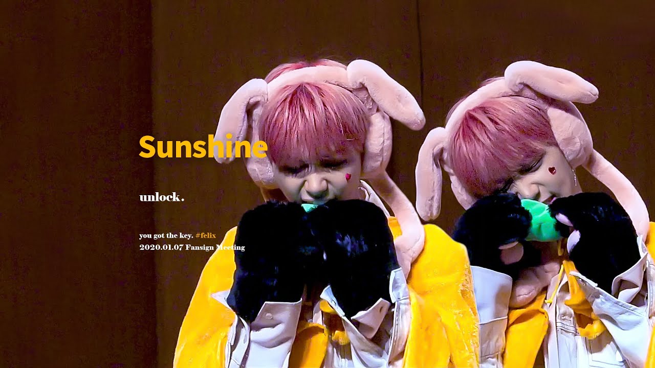 [4K] 200107 팬싸인회 스트레이키즈 필릭스 Sunshine (Straykids Felix)