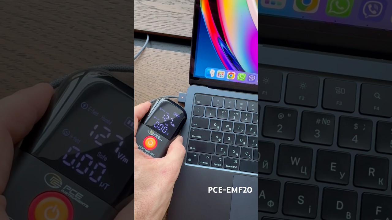 PCE-EMF20 аналізатор електричних та магнітних полів