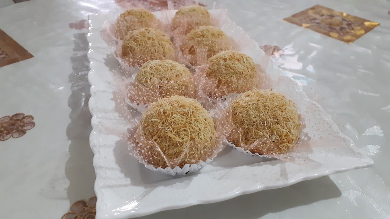 حلويات العيد نساي كامل الحلويات و جربي هاذ الحلوة الإقتصادية و الراقية قاطو القطايف بدون بيض