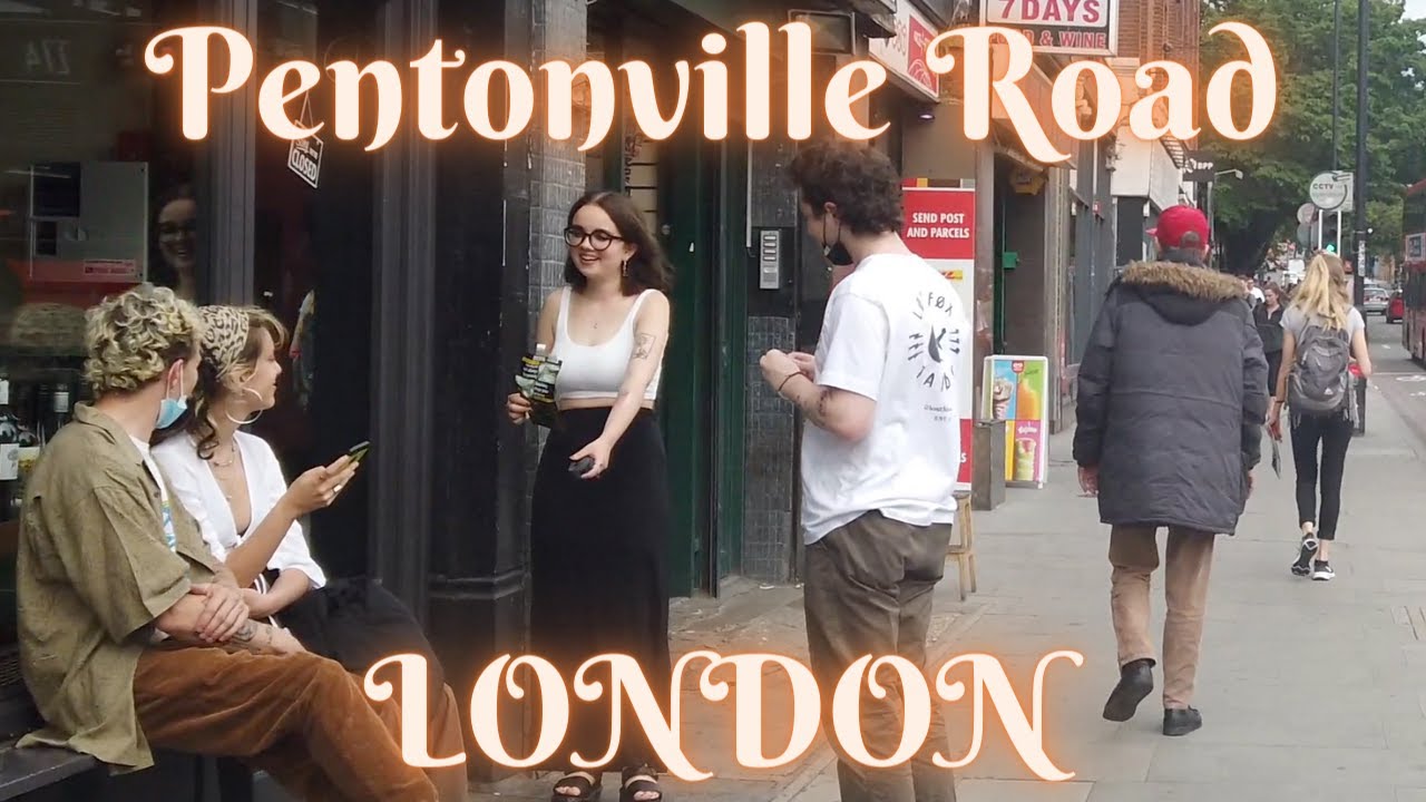 Pentonville Road, Central London - 4K Walking Tour