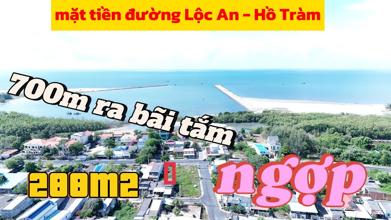 Gần biển này tìm đâu ra!!! Giá cực hấp dẫn cho 288m2, full thổ chỉ 5.5 tỷ, mặt tiền ven biển