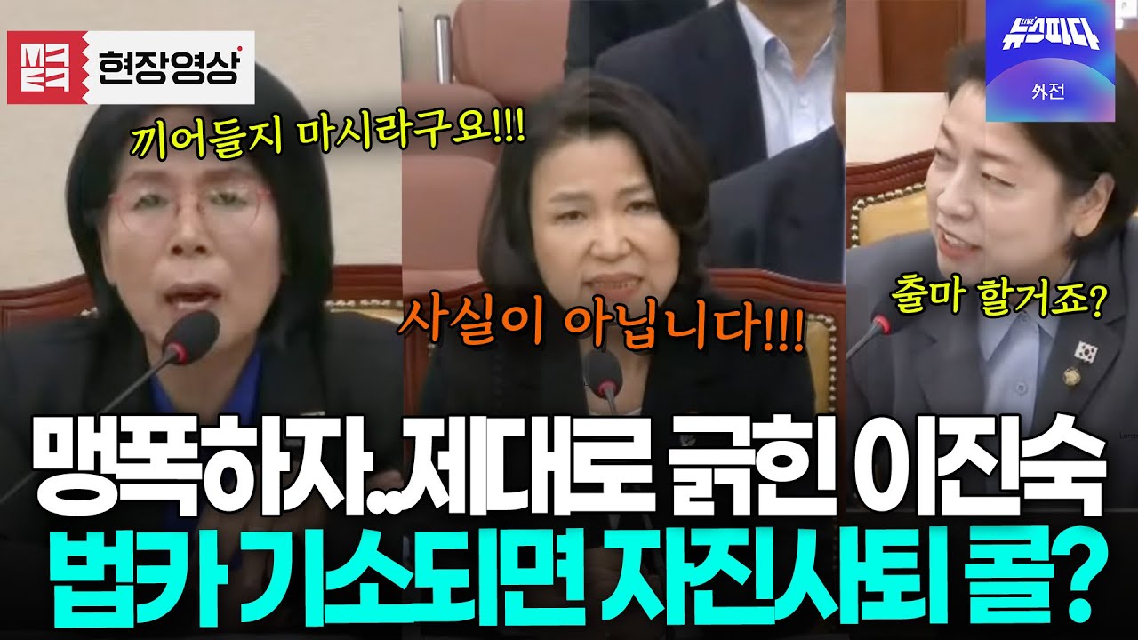 이진숙 나비효과? 분노의 과방위, 제대로 긁힌 이진숙 극대노 