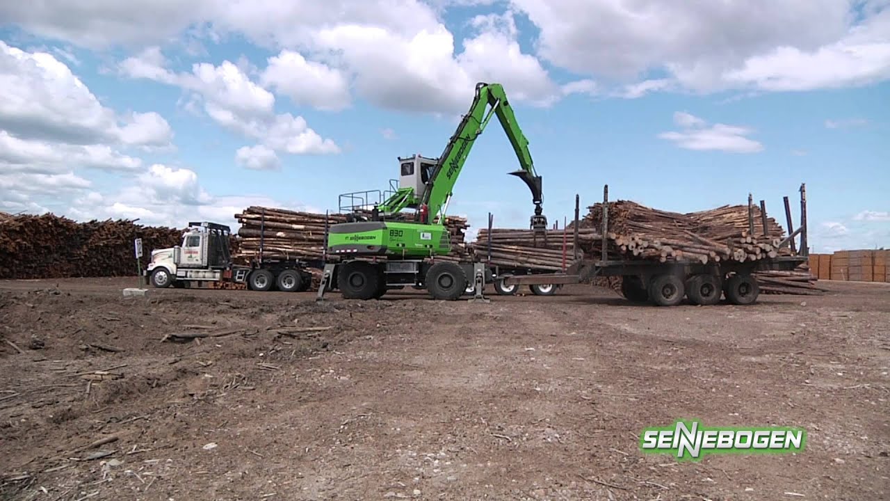 830M-Trailer, работа с хлыстами, сортиментом и прицепом