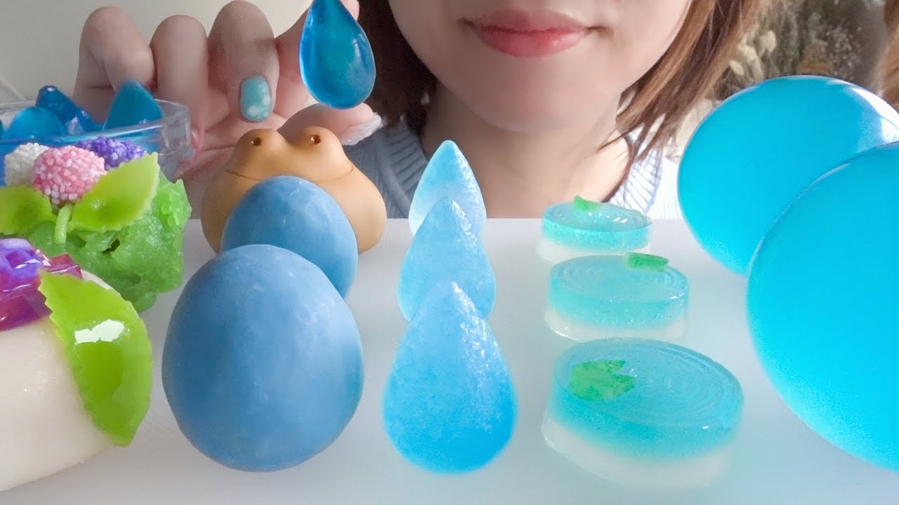 【咀嚼音】梅雨を食べる【ASMR/EATINGSOUNDS】