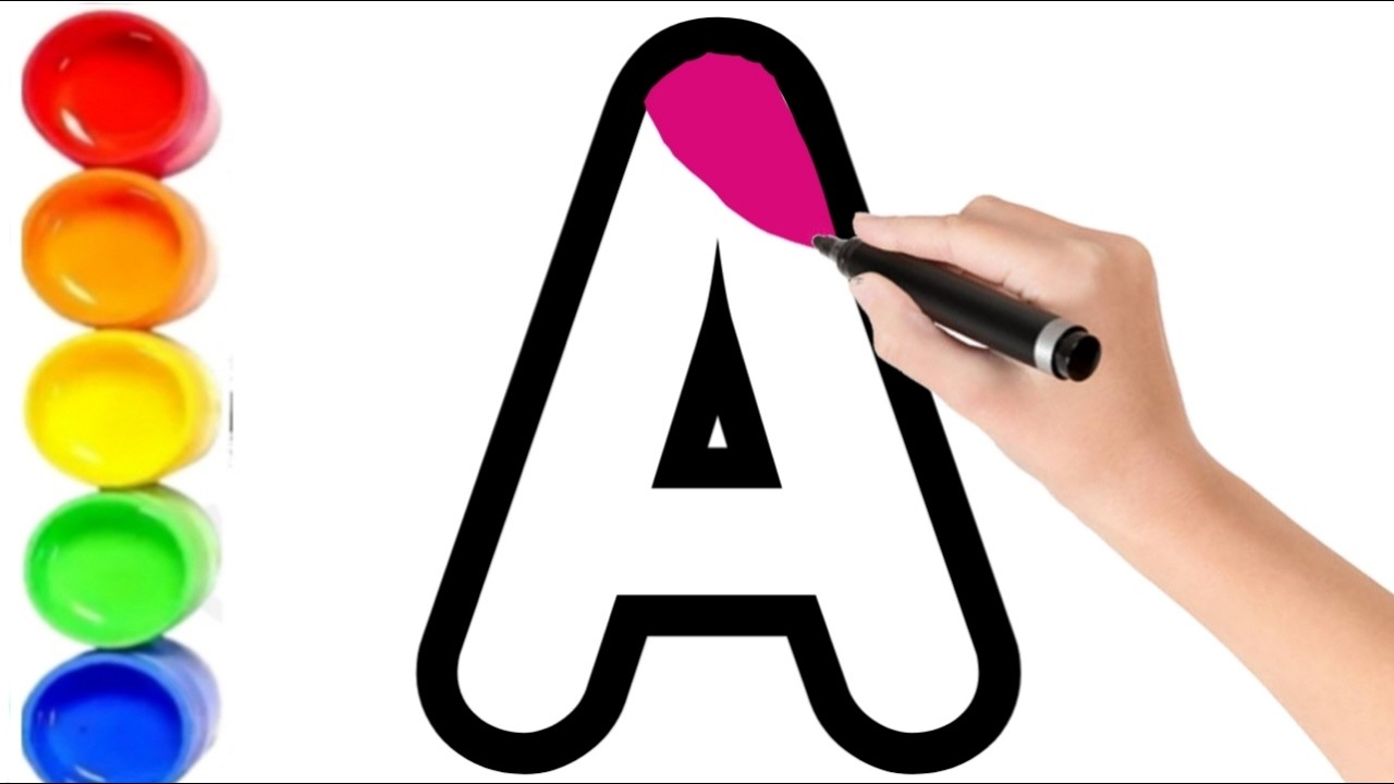 Alphabet, ABC song,abcd,a to z,Kids rhymes, collection for writing along dotted lines for toddler,53