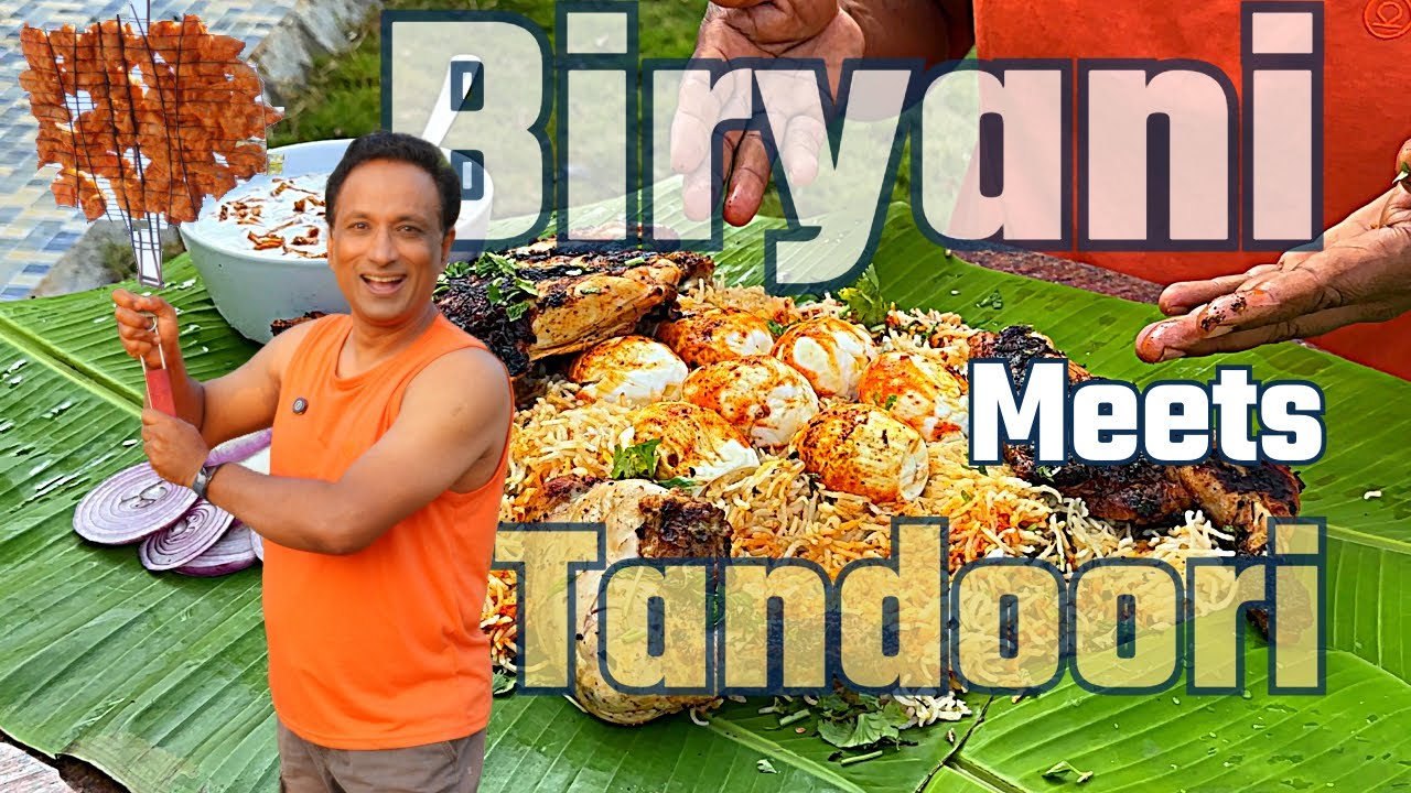 @ Home 🔥 Tandoori Chicken Infused Biryani-with Chicken & Eggs Tandoori meets Biryani fire vs flavour