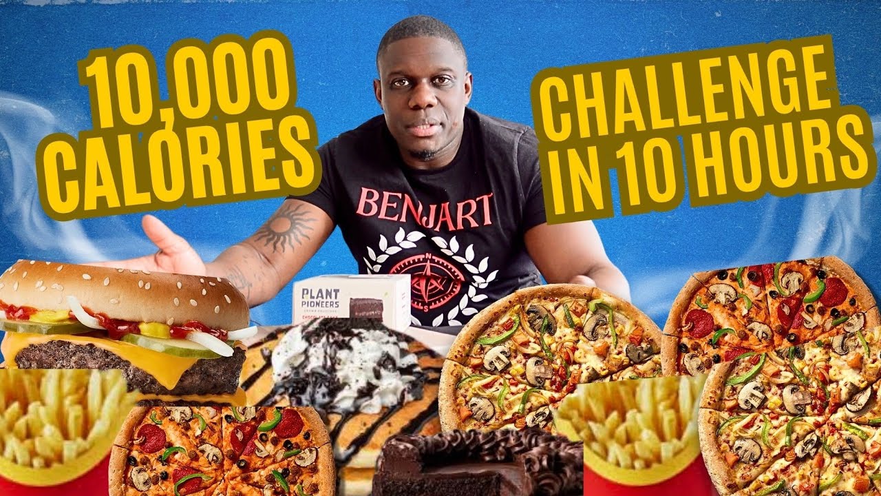 I ATTEMPTED TO EAT 10,000 CALORIES IN 10 HOURS (CHALLENGE)