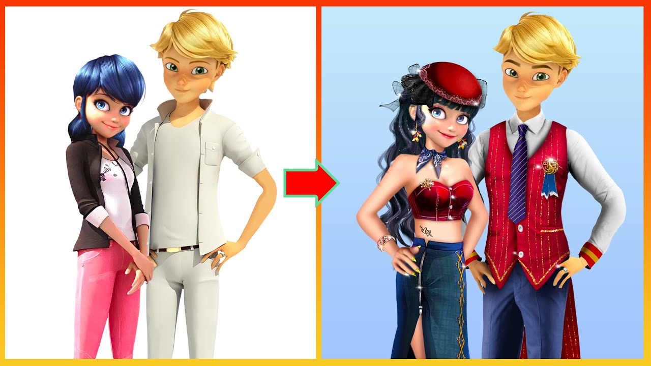 Miraculous: Ladybug And Cat Noir Glow Up  - Miraculous Transformation