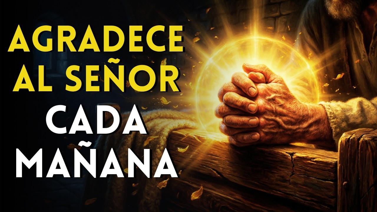 GRATITUD al SEÑOR 🙏 Oración para empezar la mañana con fe